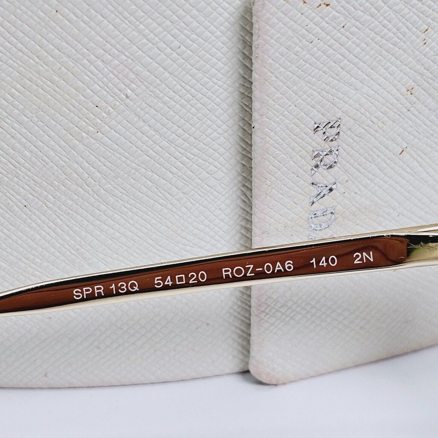 Prada Sunglasses 2013 Vintage Cinema Gold Brown PR13QS SPR 13Q ROZ-0A6 281024