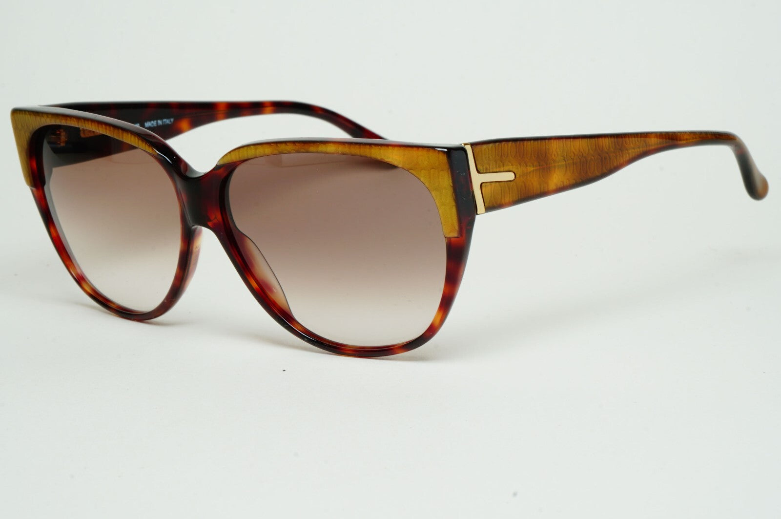 Gucci Sunglasses 1993 Vintahe Brown Gold Square Gradient GG 2143/S 03Y 200225