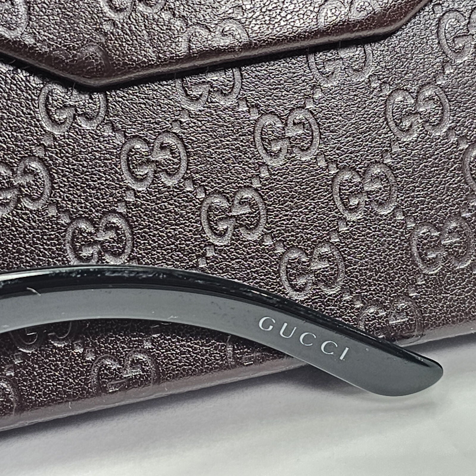 Gucci Sunglasses 2007 Vintage Black Wrap Grey Retro GG 1583/S D28P9 210124