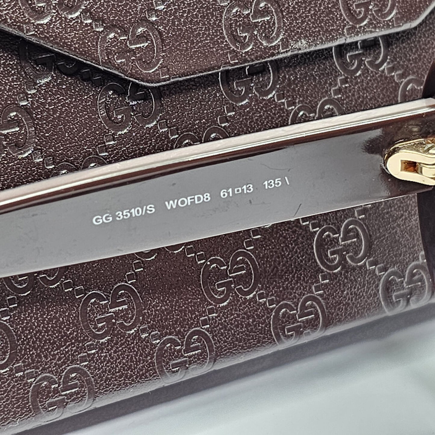 Gucci Sunglasses 2012 Vintage Brown Pink Cat Eye GG 3510/S WOFD8  180224