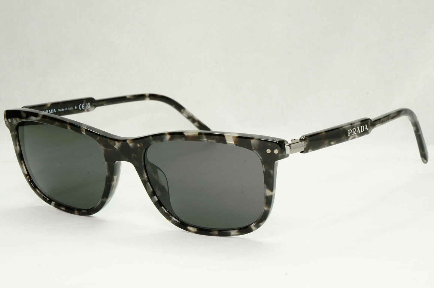 Prada Sunglasses Glass Lens Grey Tortoiseshell Havana PR18YS SPR 18Y 19A-09C