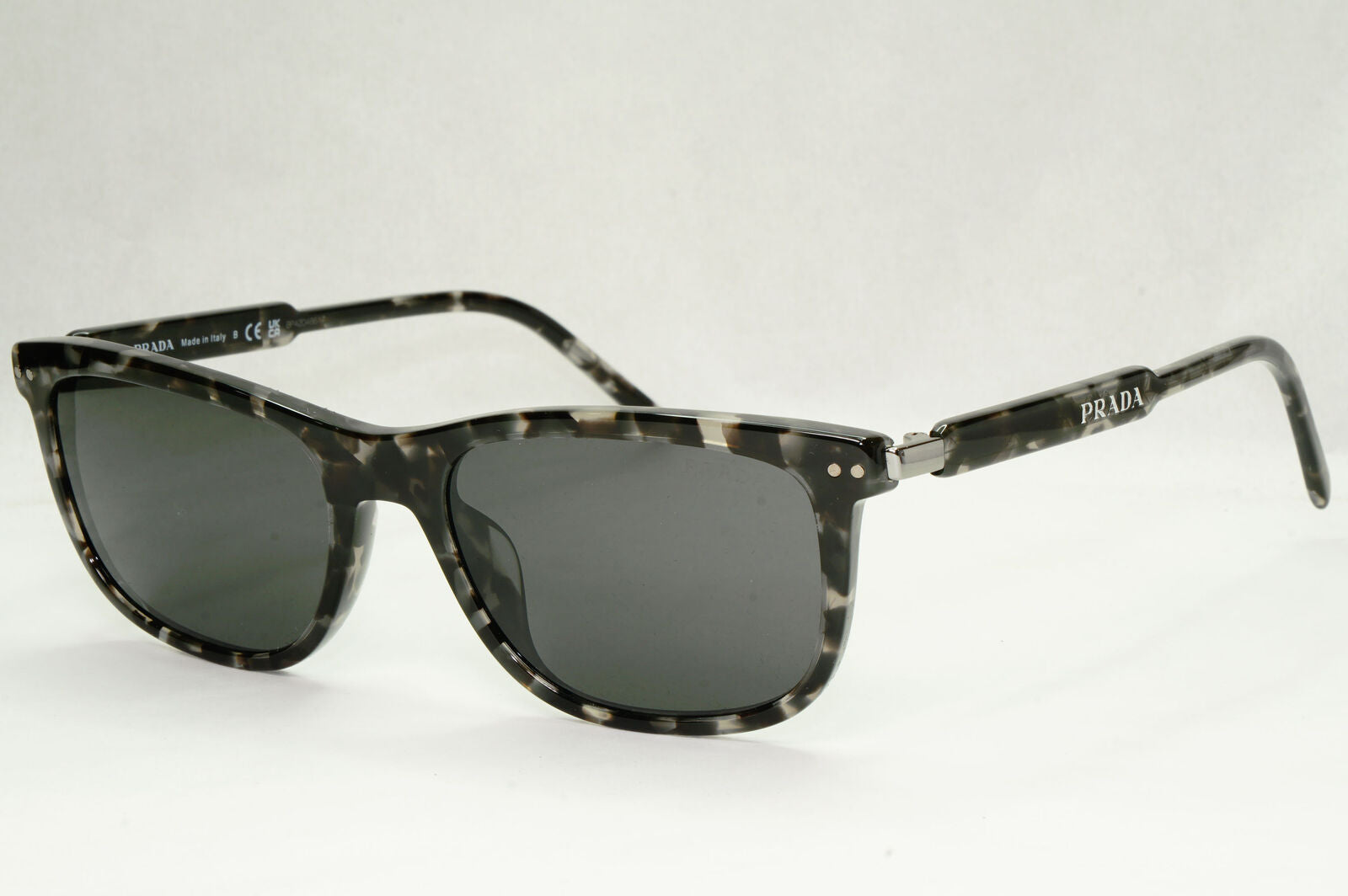 Prada Sunglasses Glass Lens Grey Tortoiseshell Havana PR18YS SPR 18Y 19A-09C