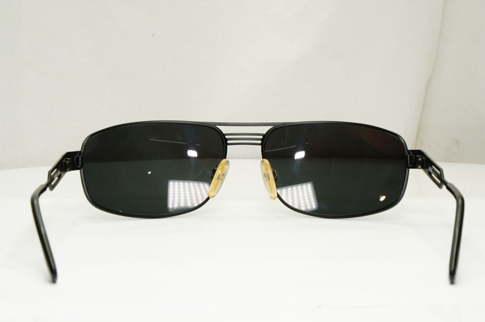 Versus Sunglasses 1996 by Gianni Versace Vintage Matte Black MOD F35 COL 028
