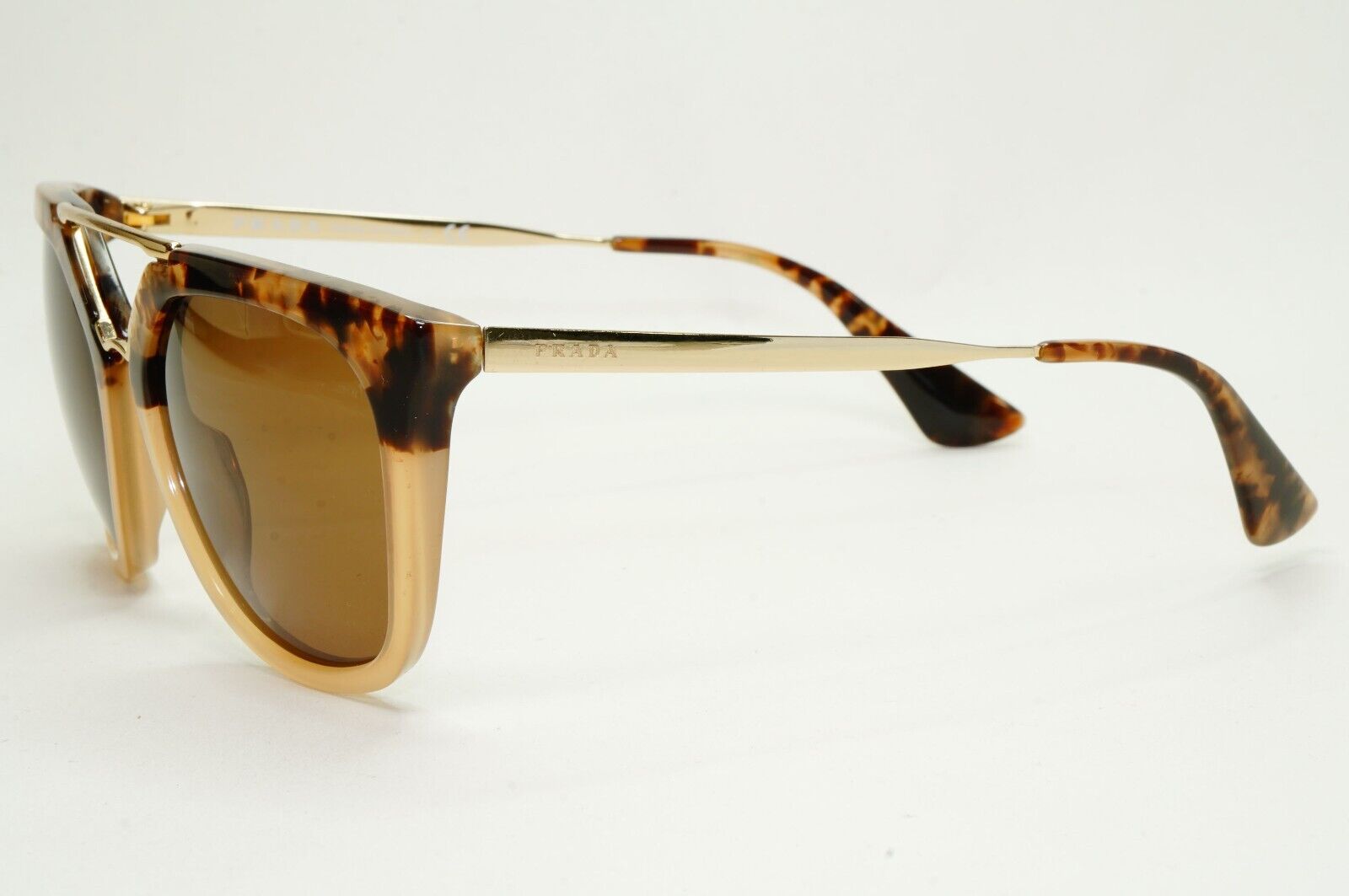 Prada Sunglasses 2013 Vintage Cinema Gold Brown PR13QS SPR 13Q ROZ-0A6 281024
