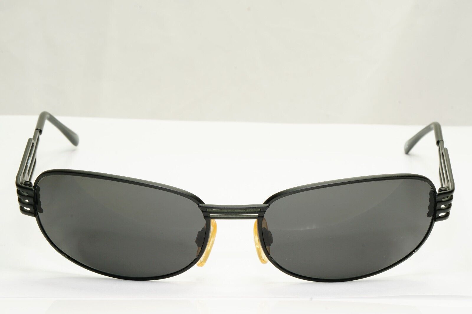 Versus 1996 by Gianni Versace Vintage Matte Black Sunglasses MOD F36 COL 028