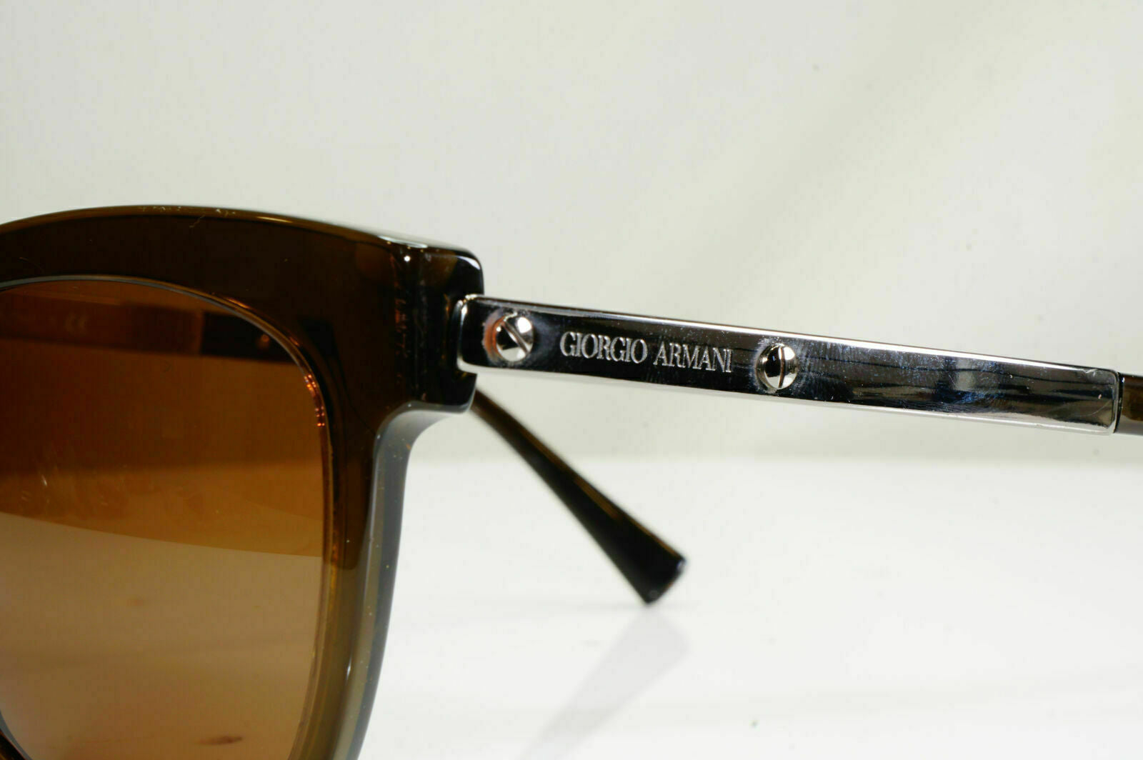 Authentic GIORGIO ARMANI Womens Sunglasses Brown Vintage AR 8011 5030/8E 27025