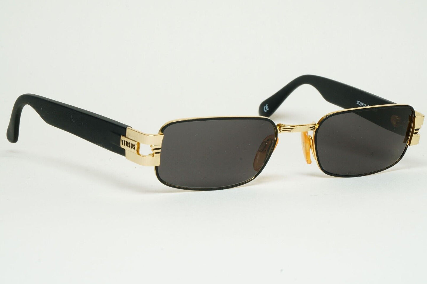 Versus Sunglasses 1996 by Gianni Versace Vintage Gold Black MOD F32 COL 39M