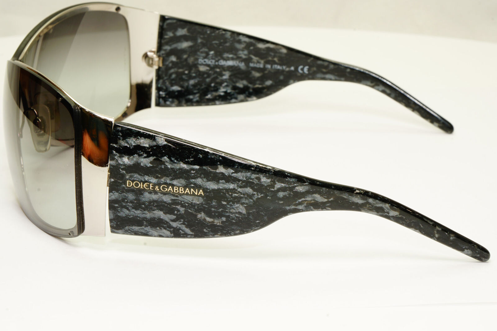 Dolce & Gabbana Womens Vintage Sunglasses Marble Grey DG 2019 342/8G 36331