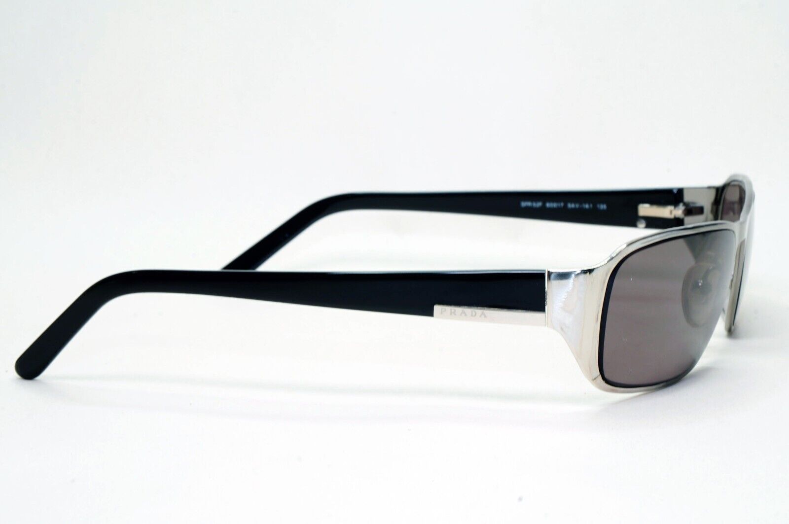 Prada Sunglasses 2006 Vintage Gunmetal Black Grey PR52FS SPR 52F 5AV-1A1 250924