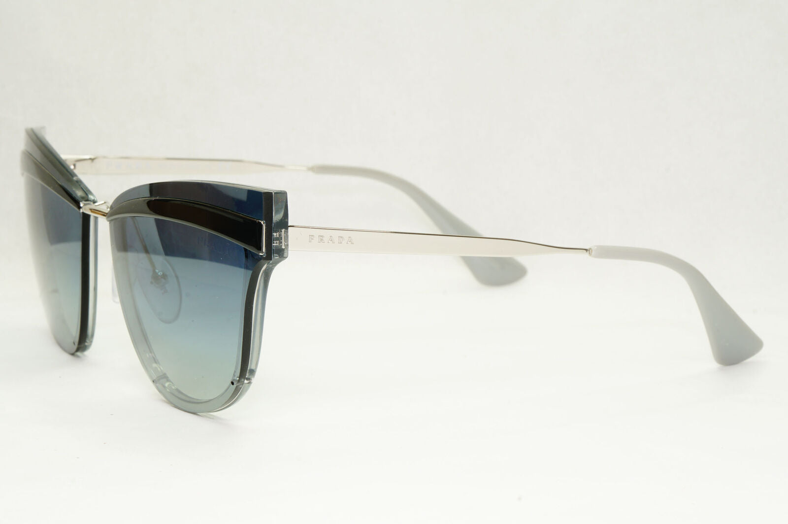 Prada Sunglasses Grey Blue Gradient Cinema Catwalk PR12US SPR 12U KI5-3A0