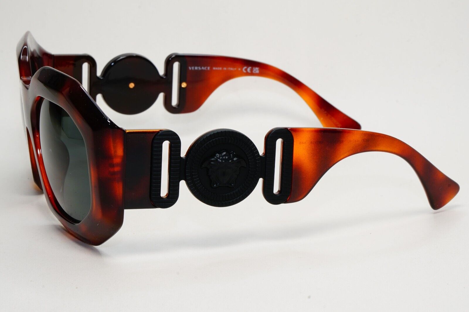 Versace Sunglasses Oversized Medusa Brown Black Large MOD VE 4424U 5217/87 56mm