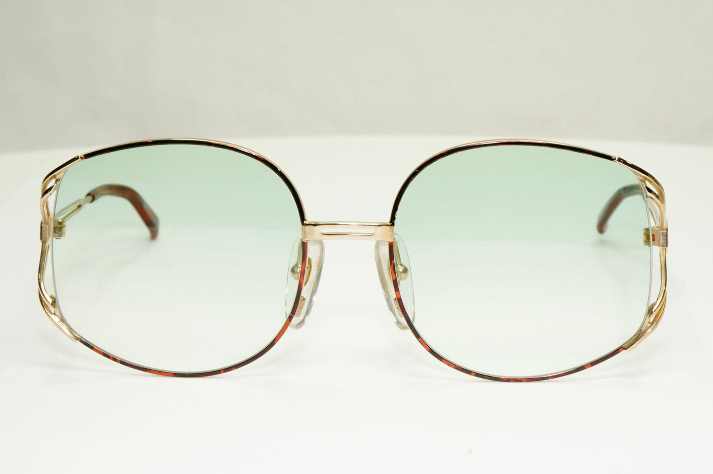 Dior Austria 1990s Sunglasses Vintage Gold Green Gradient Womens 2590 41 020822