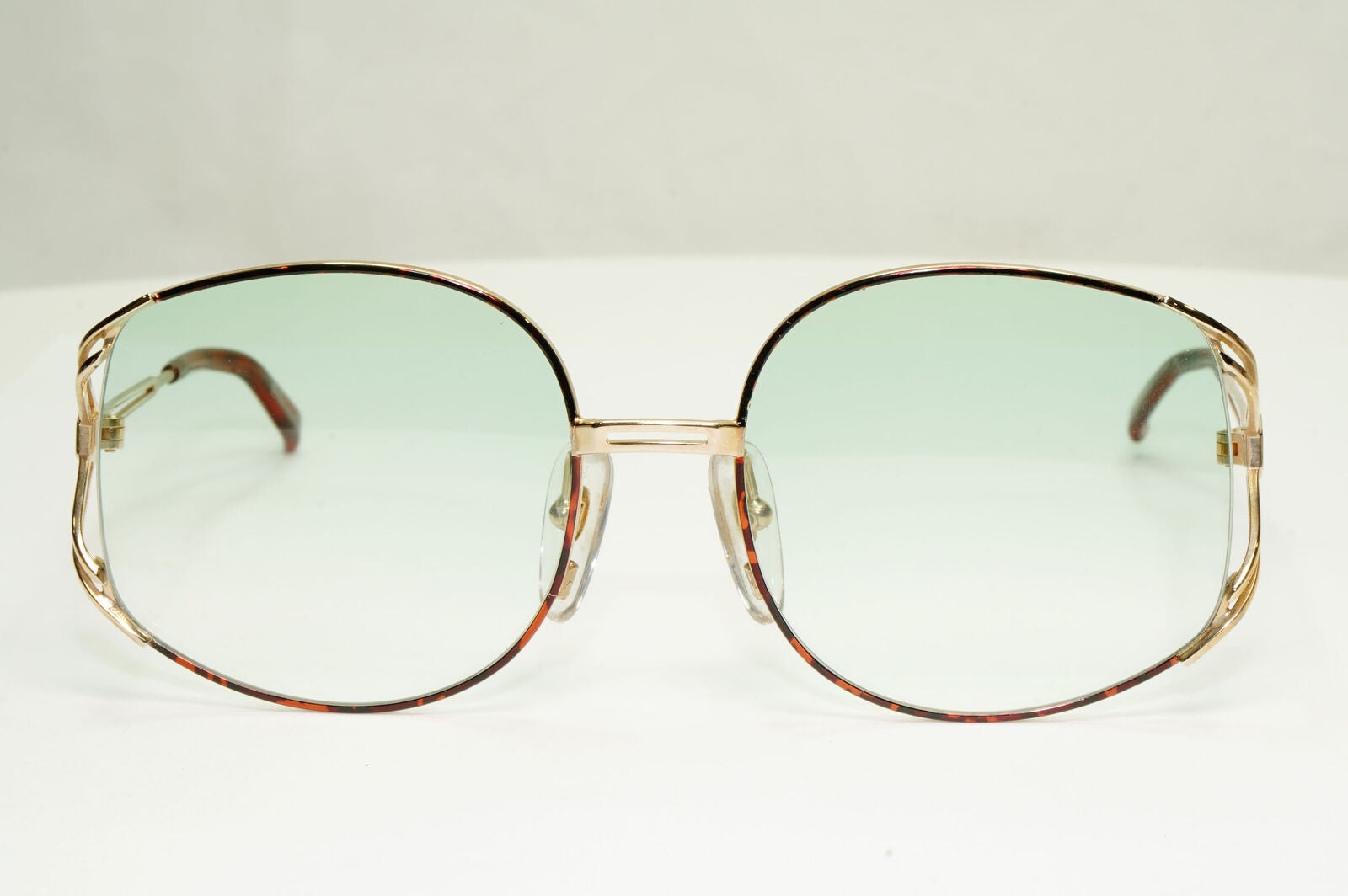 Dior Austria 1990s Sunglasses Vintage Gold Green Gradient Womens 2590 41 020822