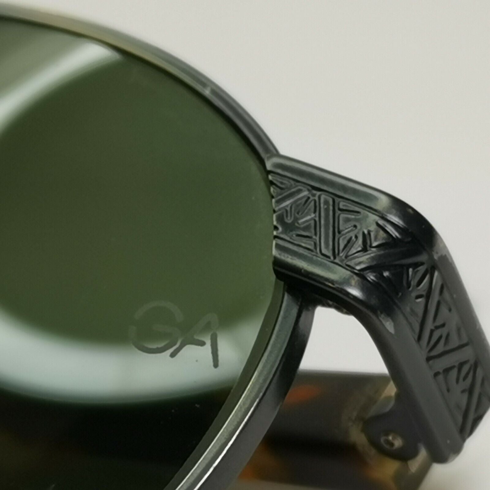 Giorgio Armani 1997 Vintage Sunglasses Gunmetal Brown Green Men 633 840 51mm