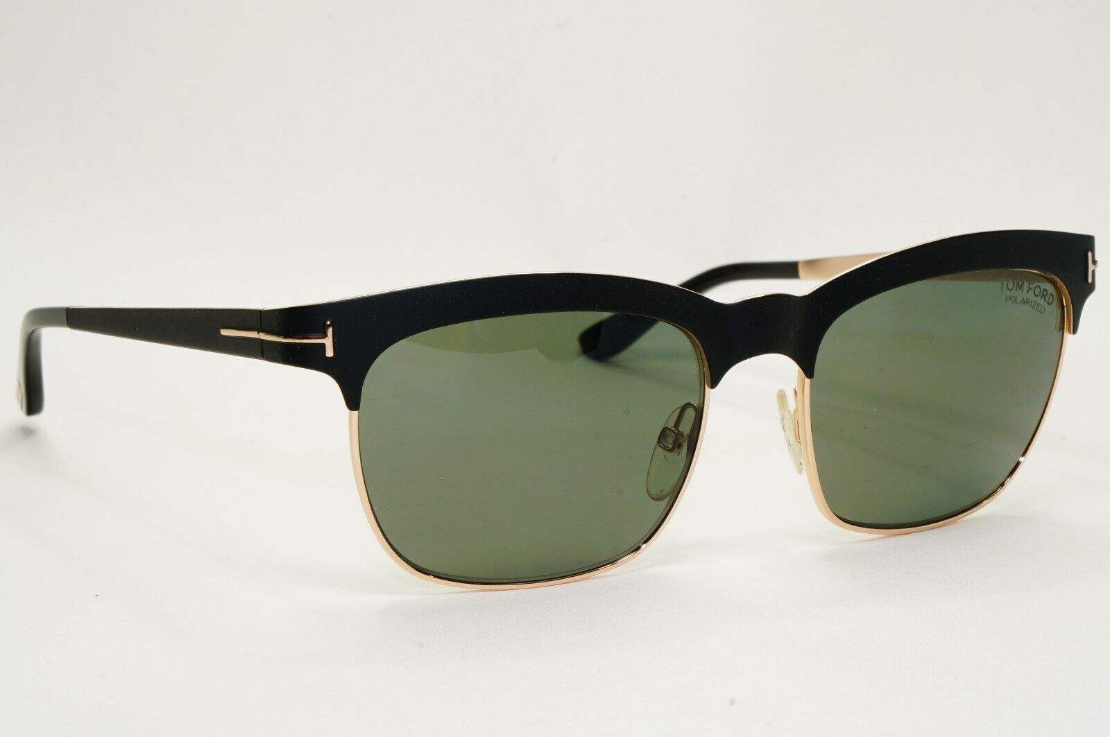 Tom Ford Sunglasses Elena Polarised Gold Black Dark Green FT0437 TF 437 05R 54mm