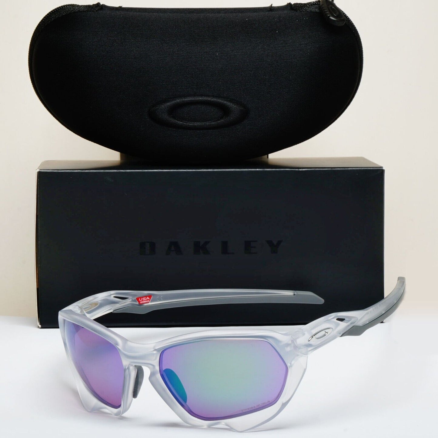 Oakley Sunglasses Plazma (A) Prizm Jade Road Matte Clear OO 9019A 18 59mm