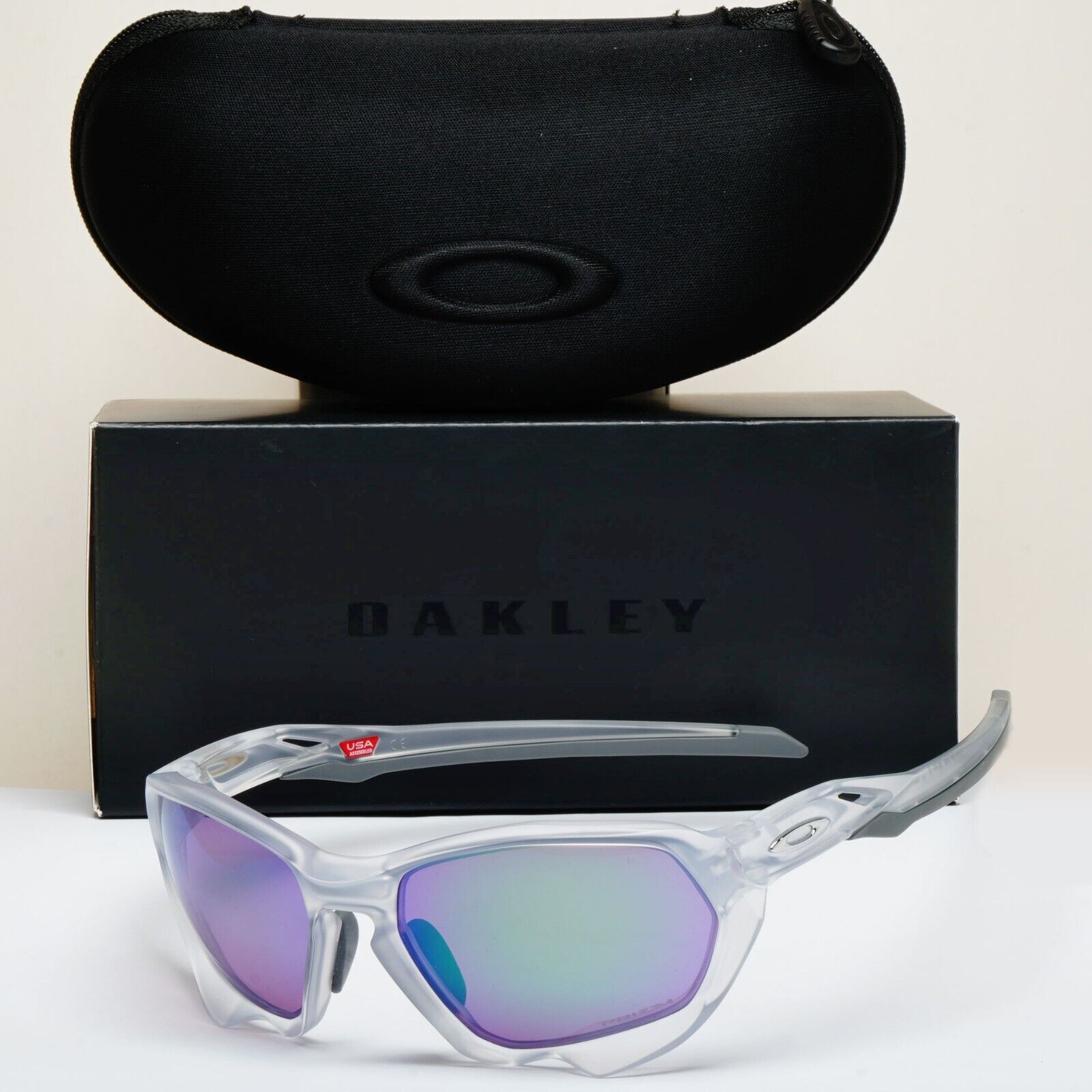 Oakley Sunglasses Plazma (A) Prizm Jade Road Matte Clear OO 9019A 18 59mm
