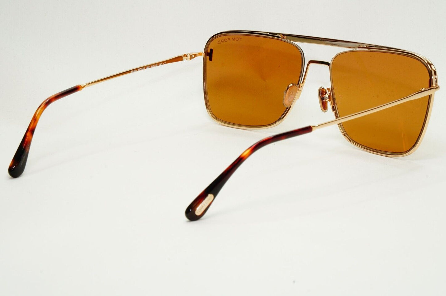 Tom Ford Sunglasses Nolan Gold Brown Square Navigator FT0925 TF 925 28E 60mm