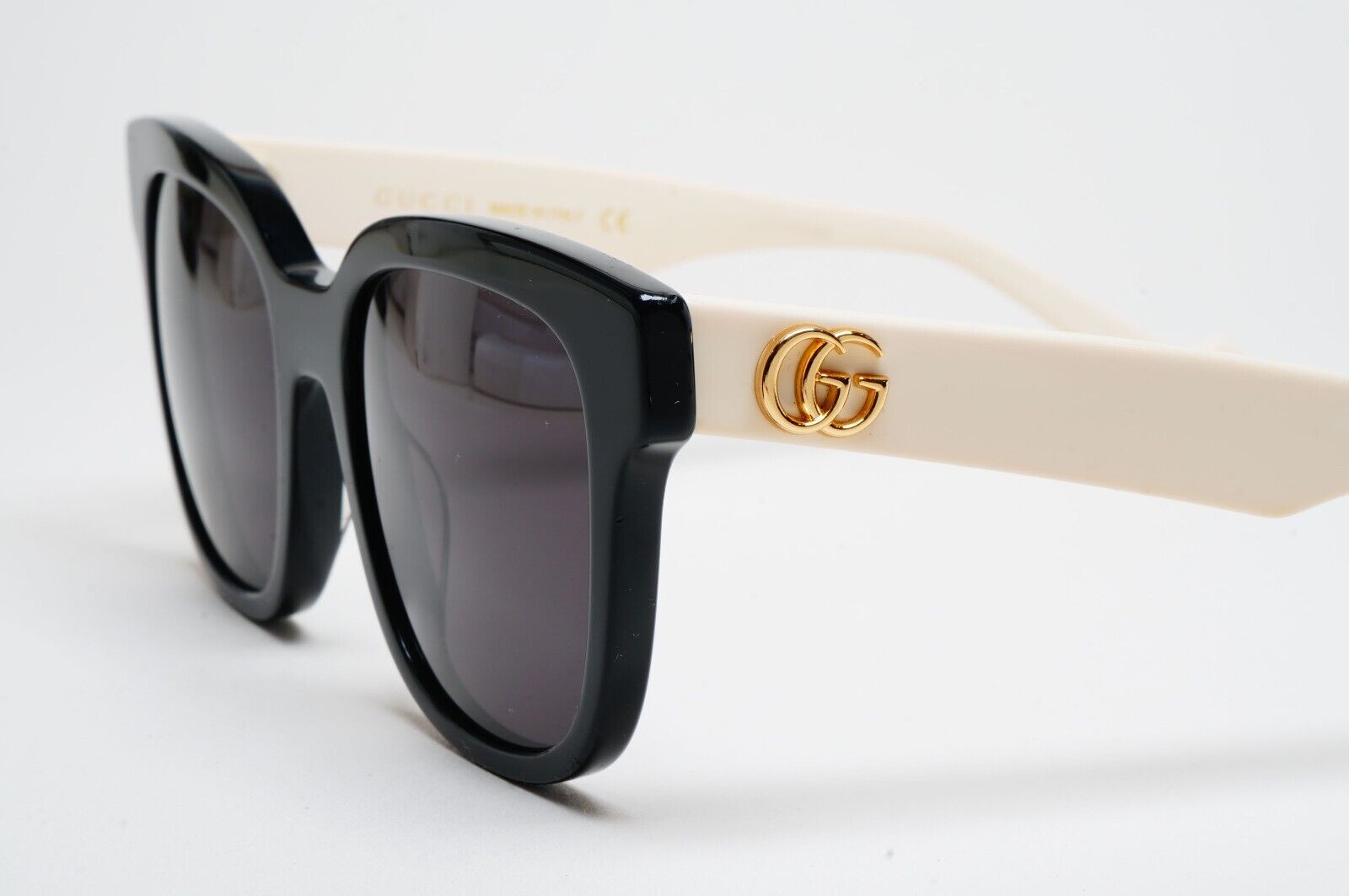 Gucci Sunglasses 2021 Black Beige Gold Square Small GG0958O 002 49mm 110225