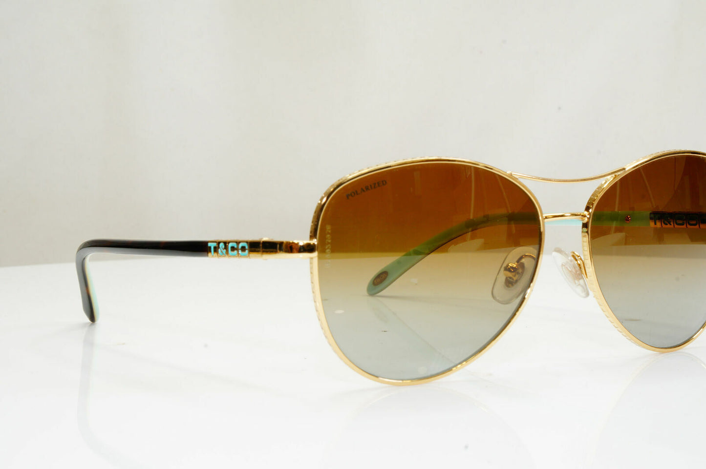 Authentic TIFFANY & CO Polarized Sunglasses Pilot LOVE TF 3041 6084/T5 26734