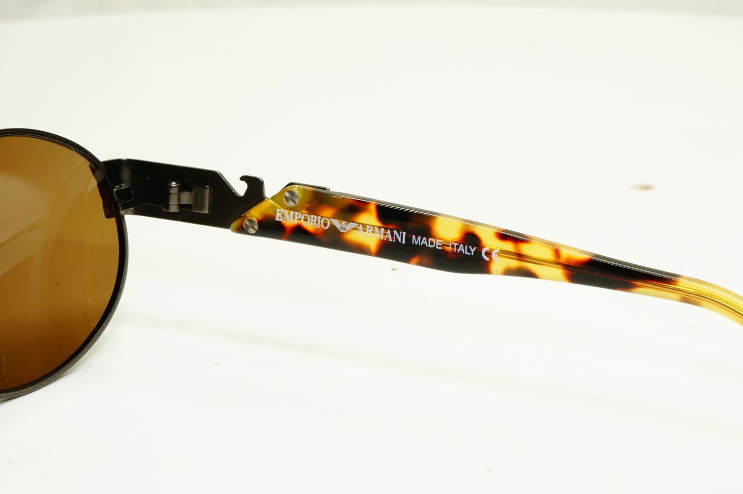 Emporio Armani 1997 Vintage Sunglasses Mens Womens Gunmetal Eagle 047 905/26