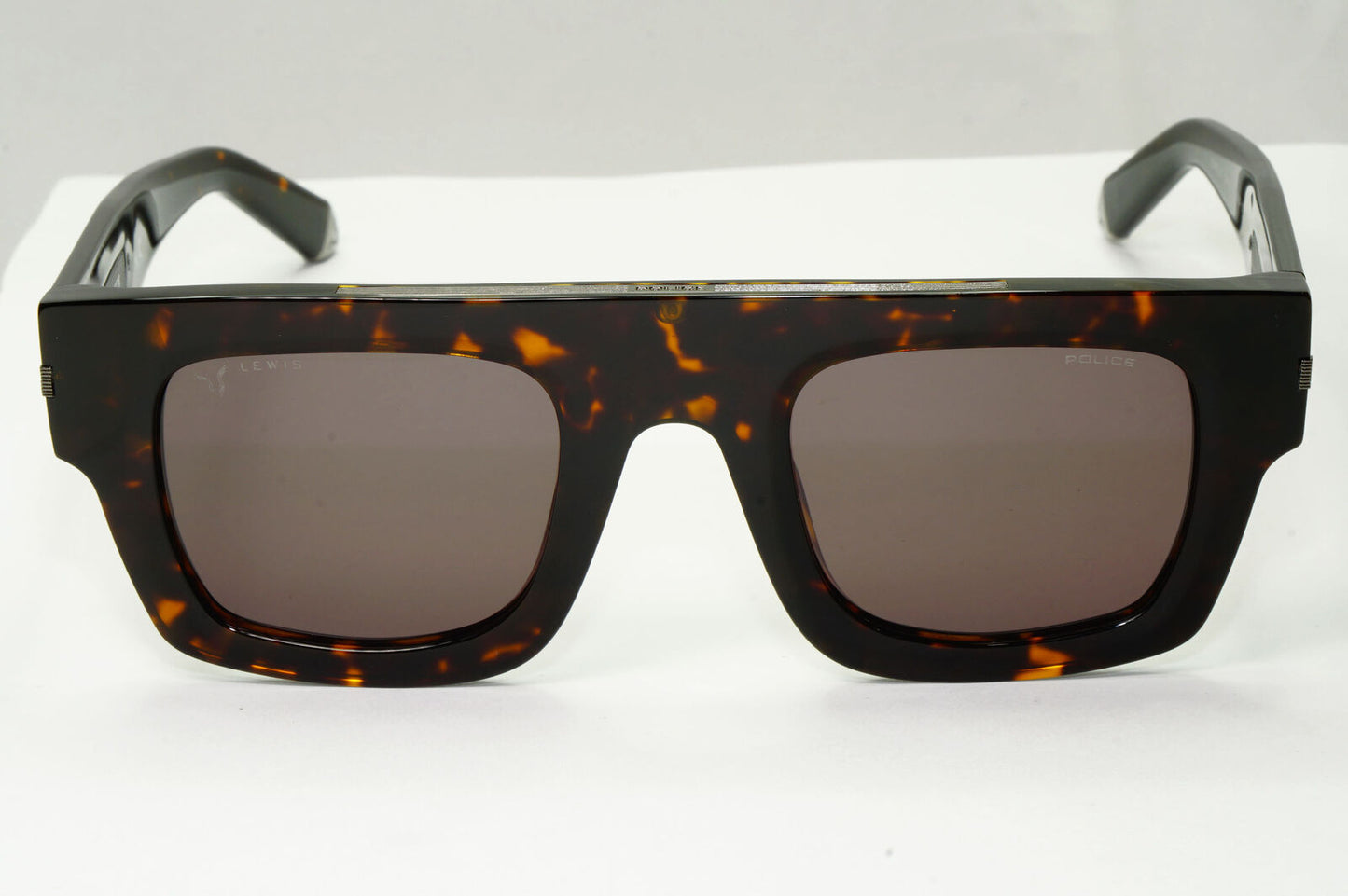 Police Lewis Hamilton F1 Sunglasses Dark Brown Havana Square SPL E13 COL 0722