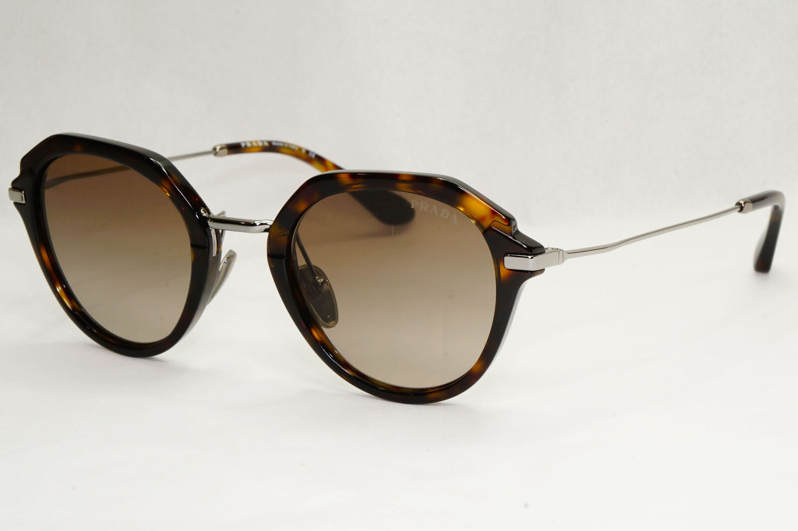 Prada Sunglasses Brown Tortoise Gradient Square PR05YS SPR 05Y 2AU-1X1 50mm