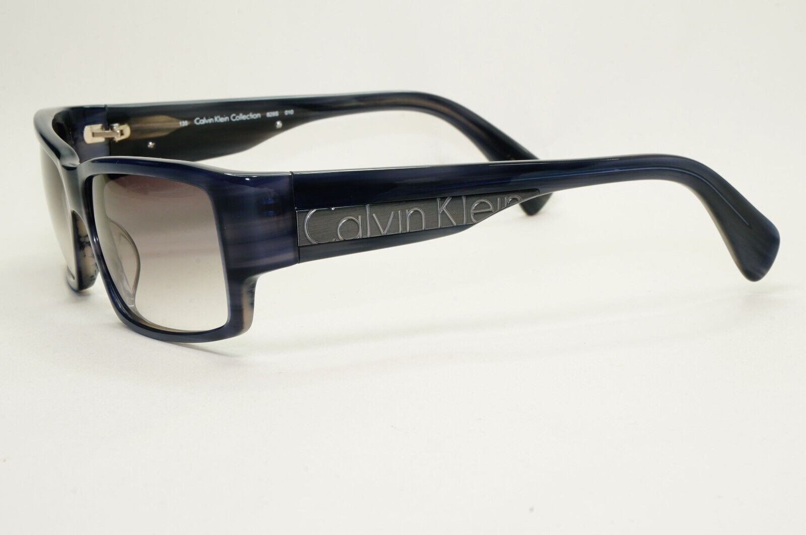 Calvin Klein Sunglasses 2005 Vintage Blue Grey Gradient Square 829S 010 121124