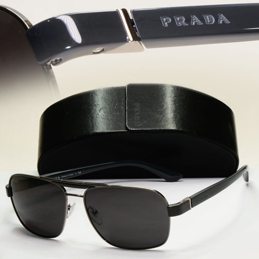Prada Sunglasses 2013 Vintage Dark Grey Black PR55OS SPR 55O 75S-1A0 050824