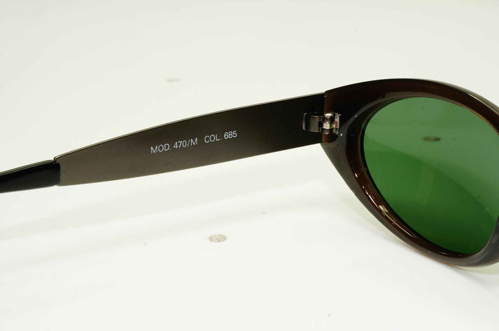 Gianni Versace 1996 Unisex Vintage Brown Gunmetal Sunglasses MOD 470/M COL 685