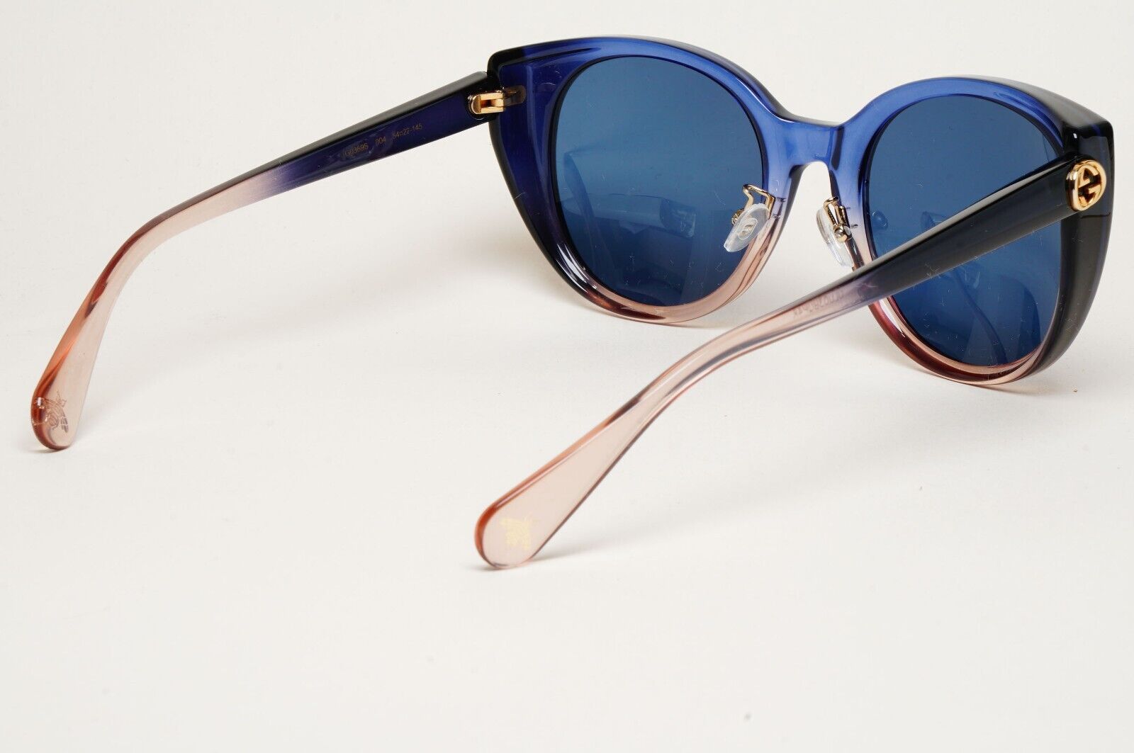 Gucci Sunglasses 2018 Blue Square Oversized Large GG0369S 004 54mm 210125