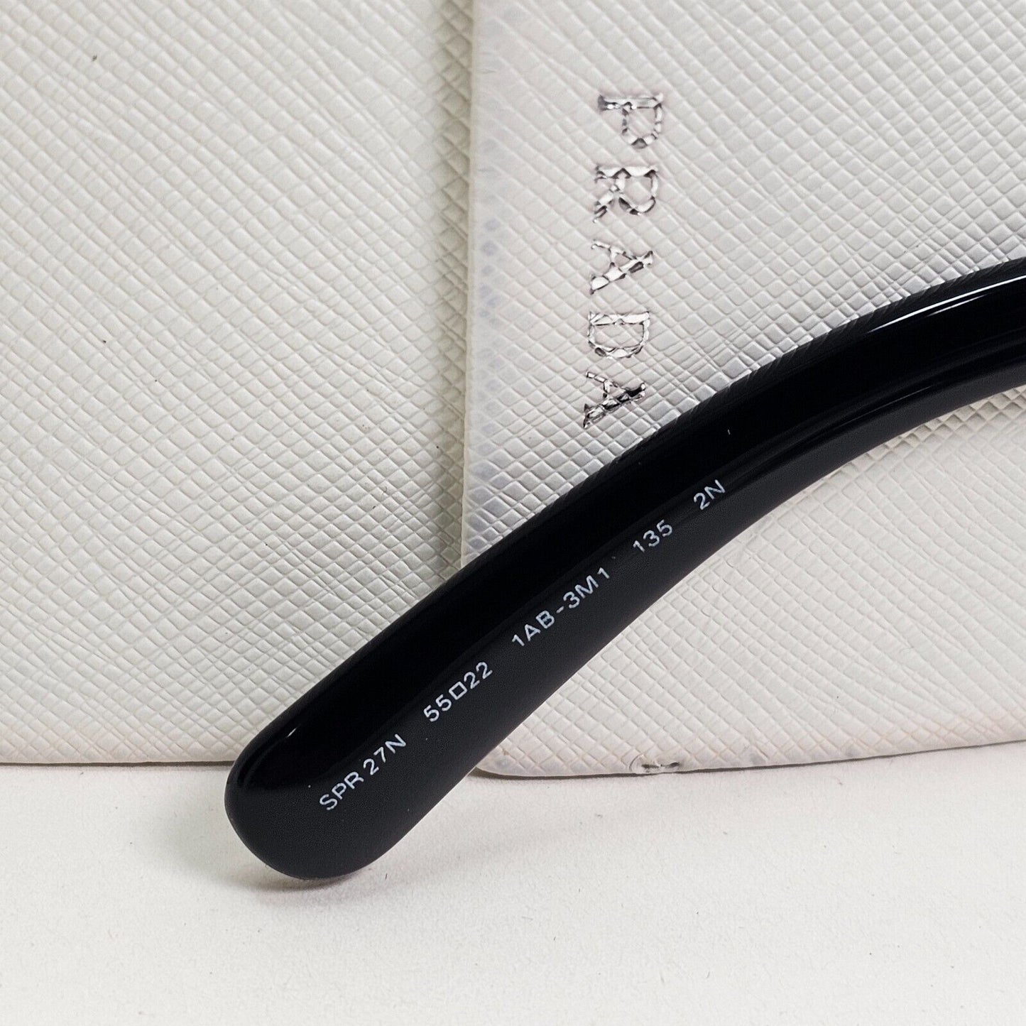 Prada Sunglasses Swirl Baroque Black Round PR27NS SPR 27N 1AB-3M1 061024