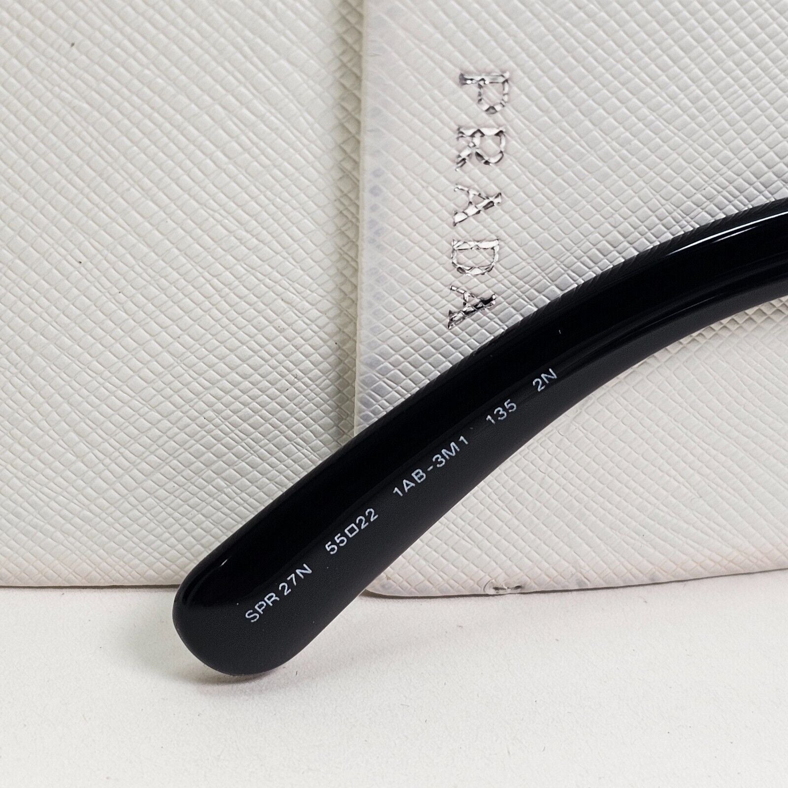 Prada Sunglasses Swirl Baroque Black Round PR27NS SPR 27N 1AB-3M1 061024