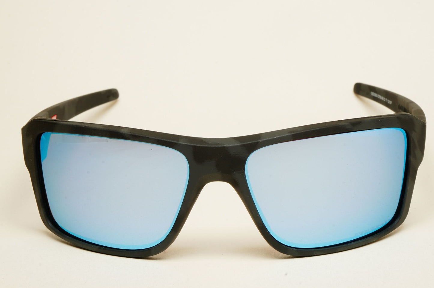 Oakley Sunglasses Polarised Double Edge Black Camo Blue Deep Water OO9380 27