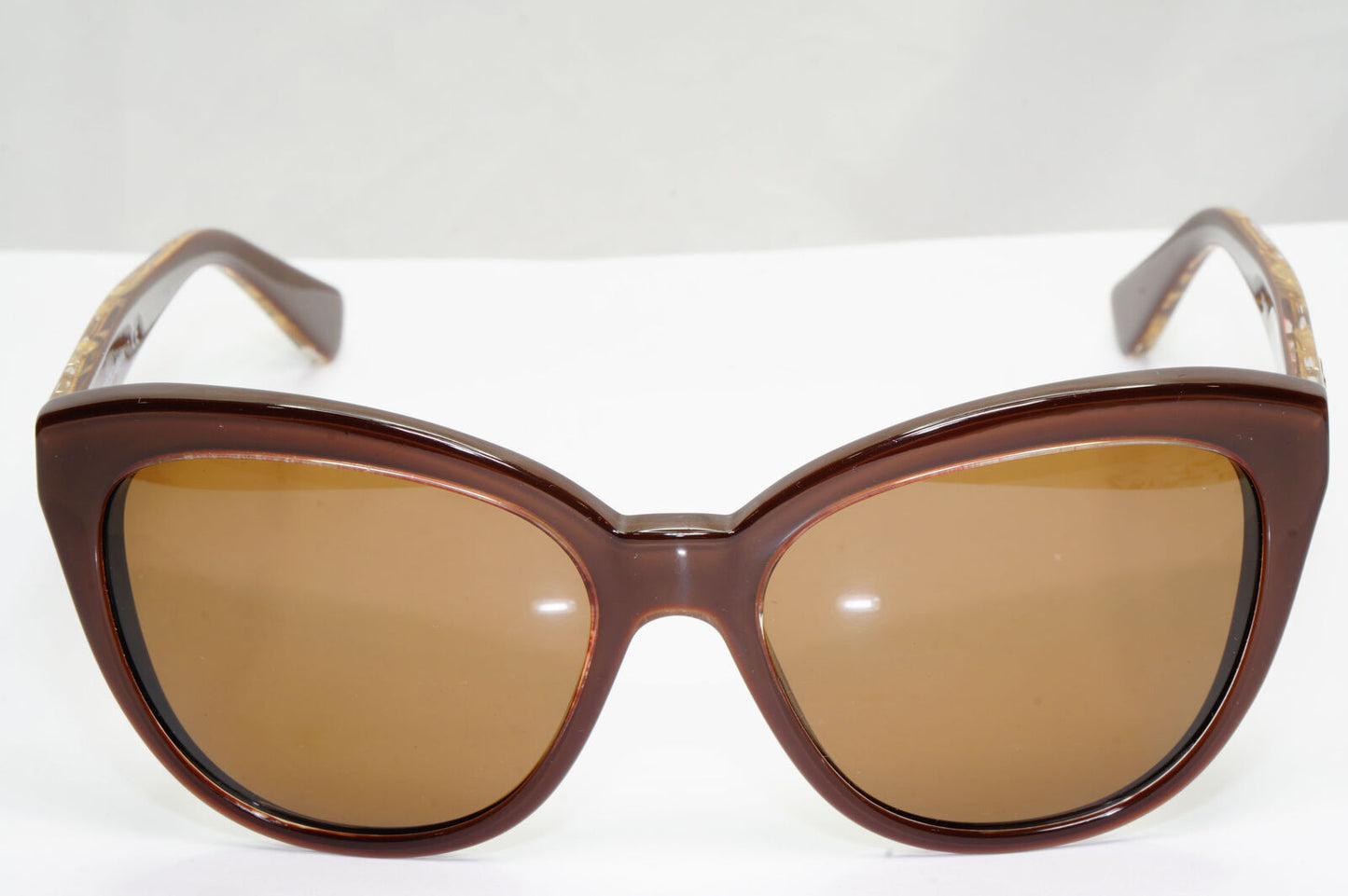Dolce & Gabbana 2015 Sunglasses Gold Leaf Brown Square DG 4250 2918/13 151222