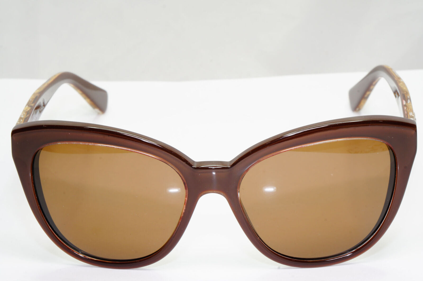 Dolce & Gabbana 2015 Sunglasses Gold Leaf Brown Square DG 4250 2918/13 151222