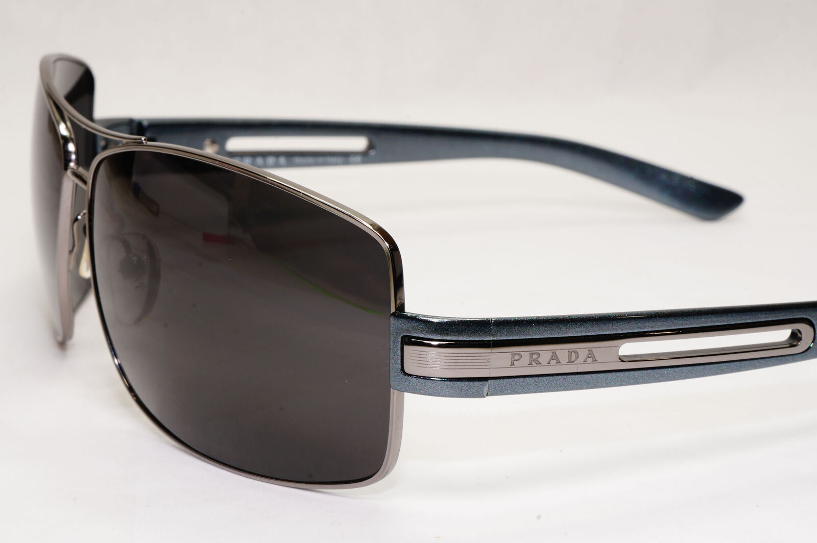 Prada Sunglasses 2011 Grey Metallic Silver Wrap PR54IS SPR 54I 5AV-4S1 131223