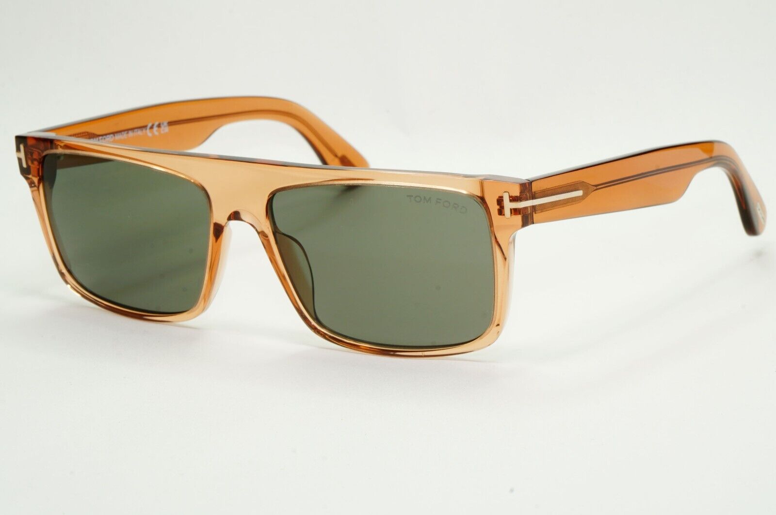 Tom Ford Sunglasses Philippe-02 Brown Transparent Honey Green FT0999 TF 999 45N