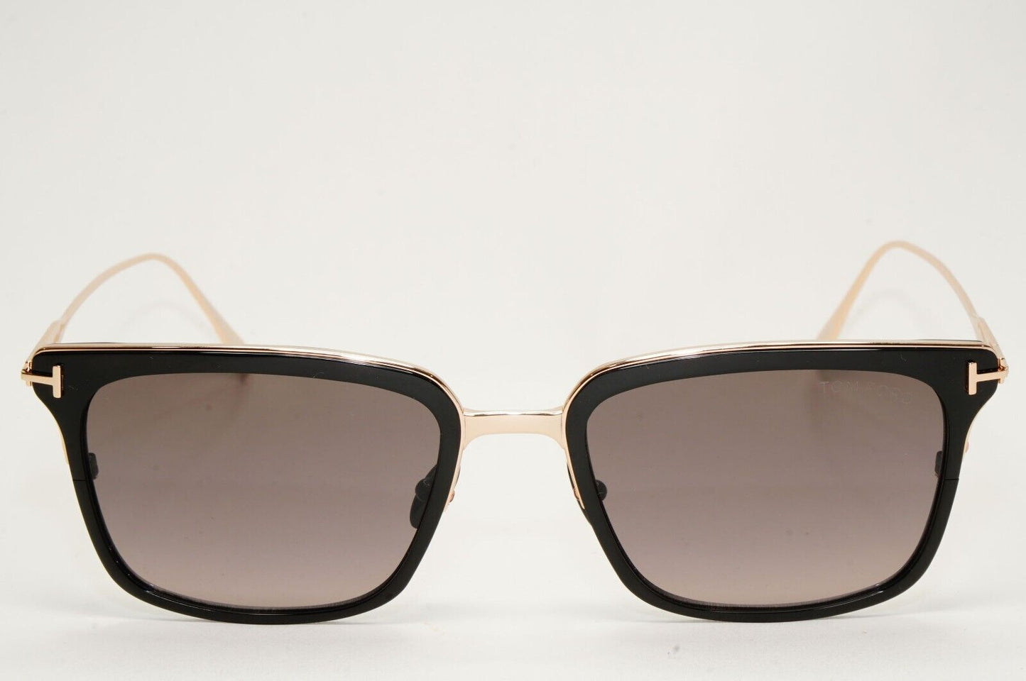 Tom Ford Sunglasses Hayden Titanium Black Gold Grey Square TF 831 01K FT0831
