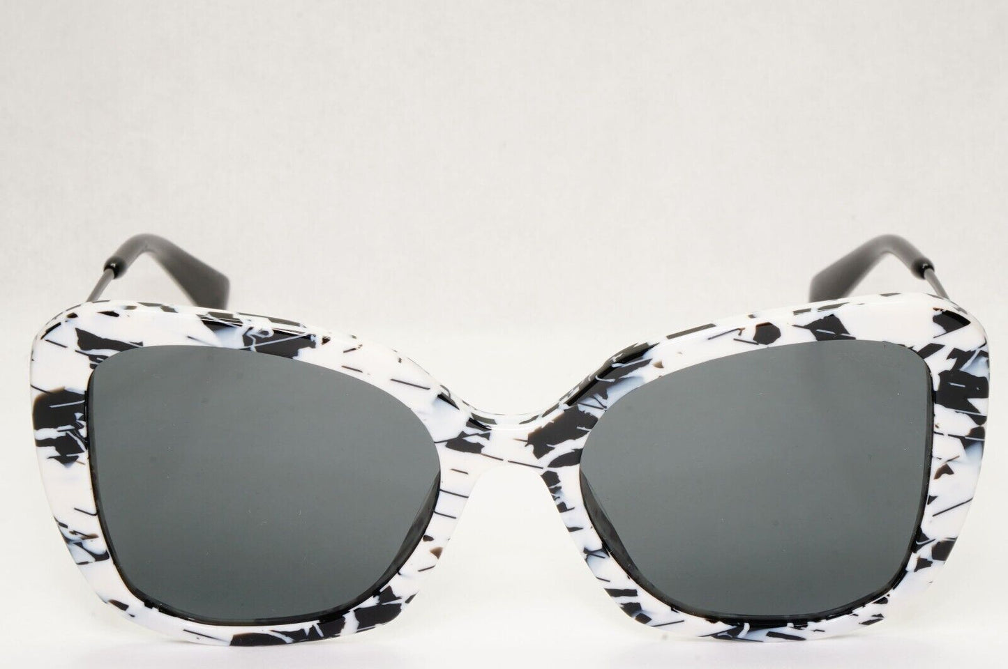 Prada Sunglasses White Black Marble Talc Abstract Grey PR03YS SPR 03Y 02Y-5S0