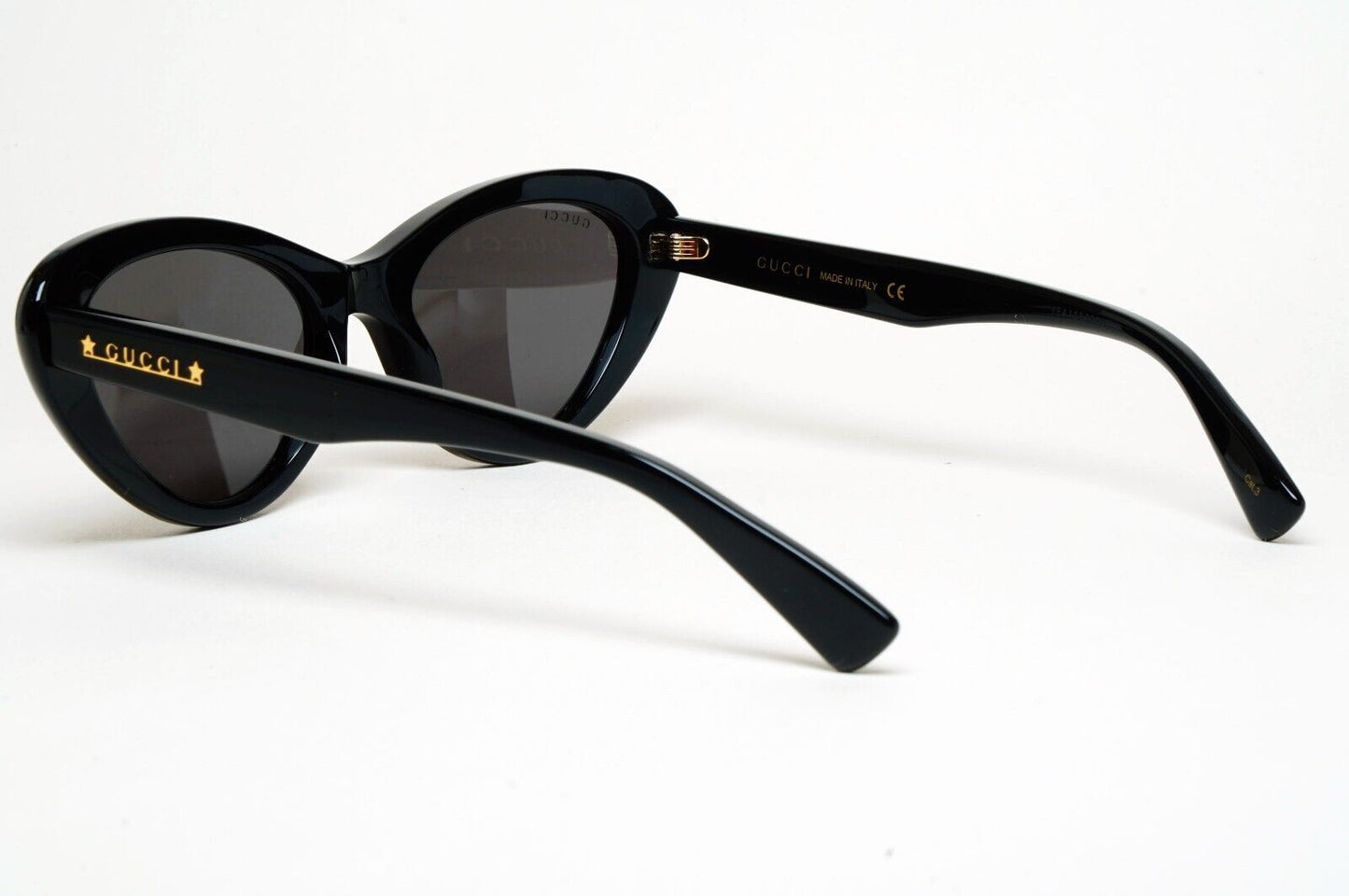 Gucci Sunglasses 2022 Black Cat Eye Glossy GG1170S 001 54mm 280125