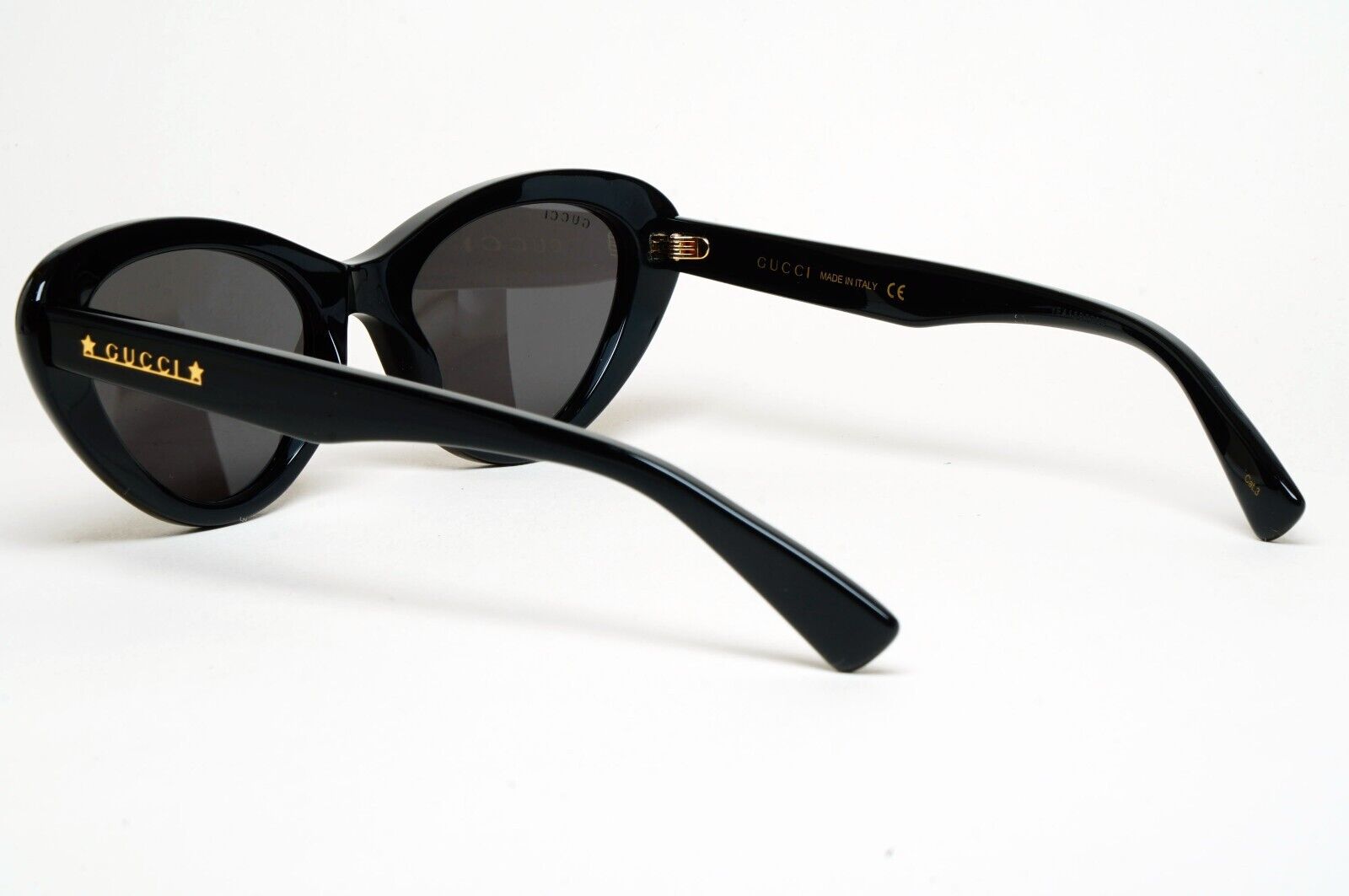 Gucci Sunglasses 2022 Black Cat Eye Glossy GG1170S 001 54mm 280125
