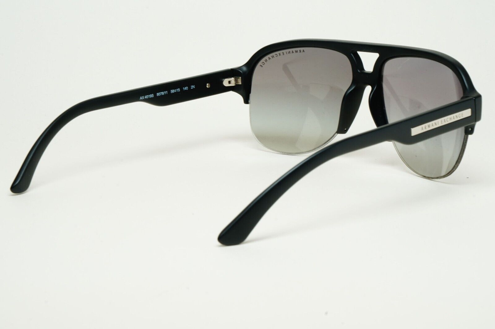 Armani Exchange Sunglasses 2015 Black Grey Pilot AX 4019 8078/11 221124