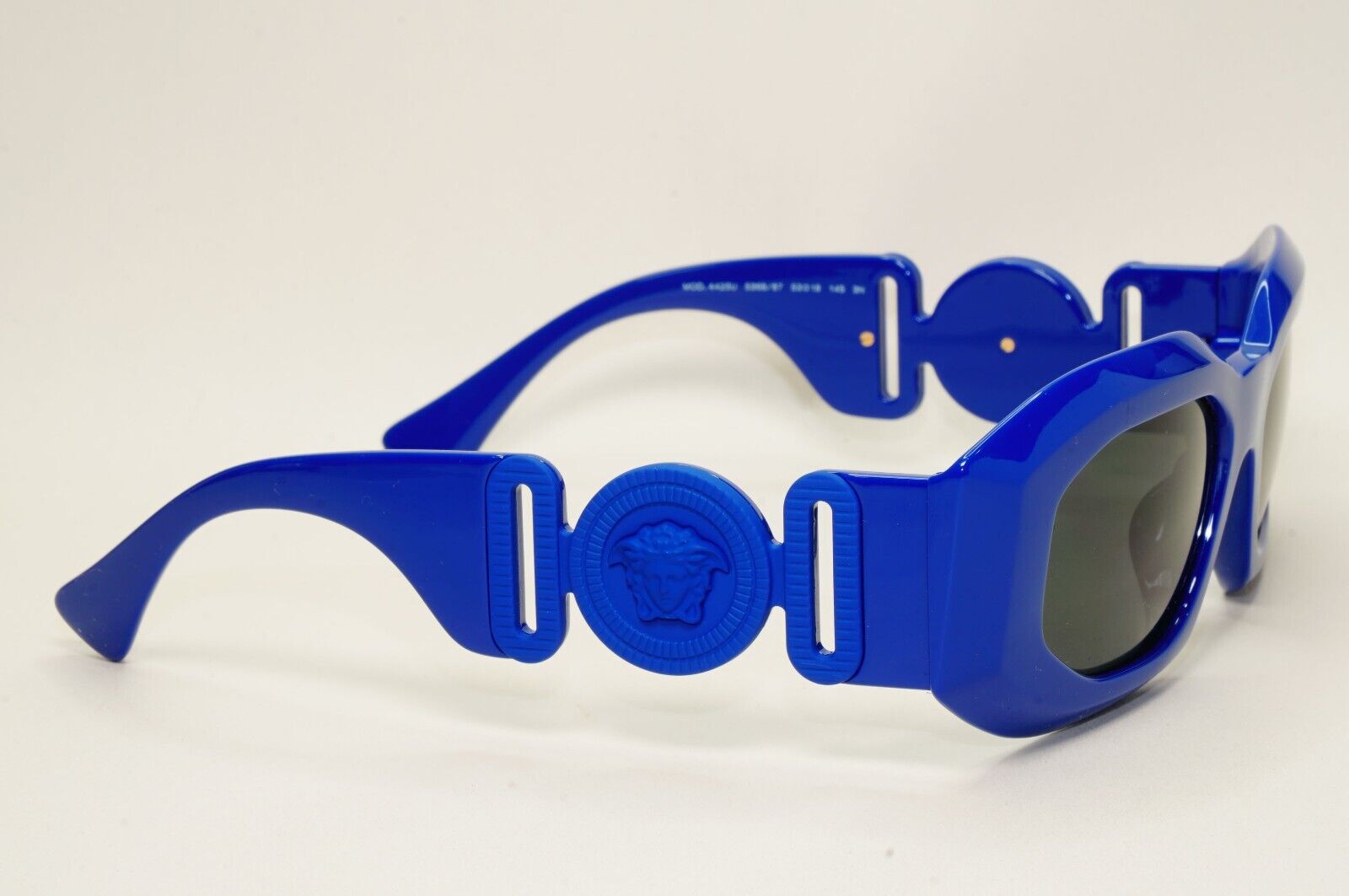 Versace Sunglasses Blue Biggie Medusa Oversized Unisex MOD VE 4425U 5368/87