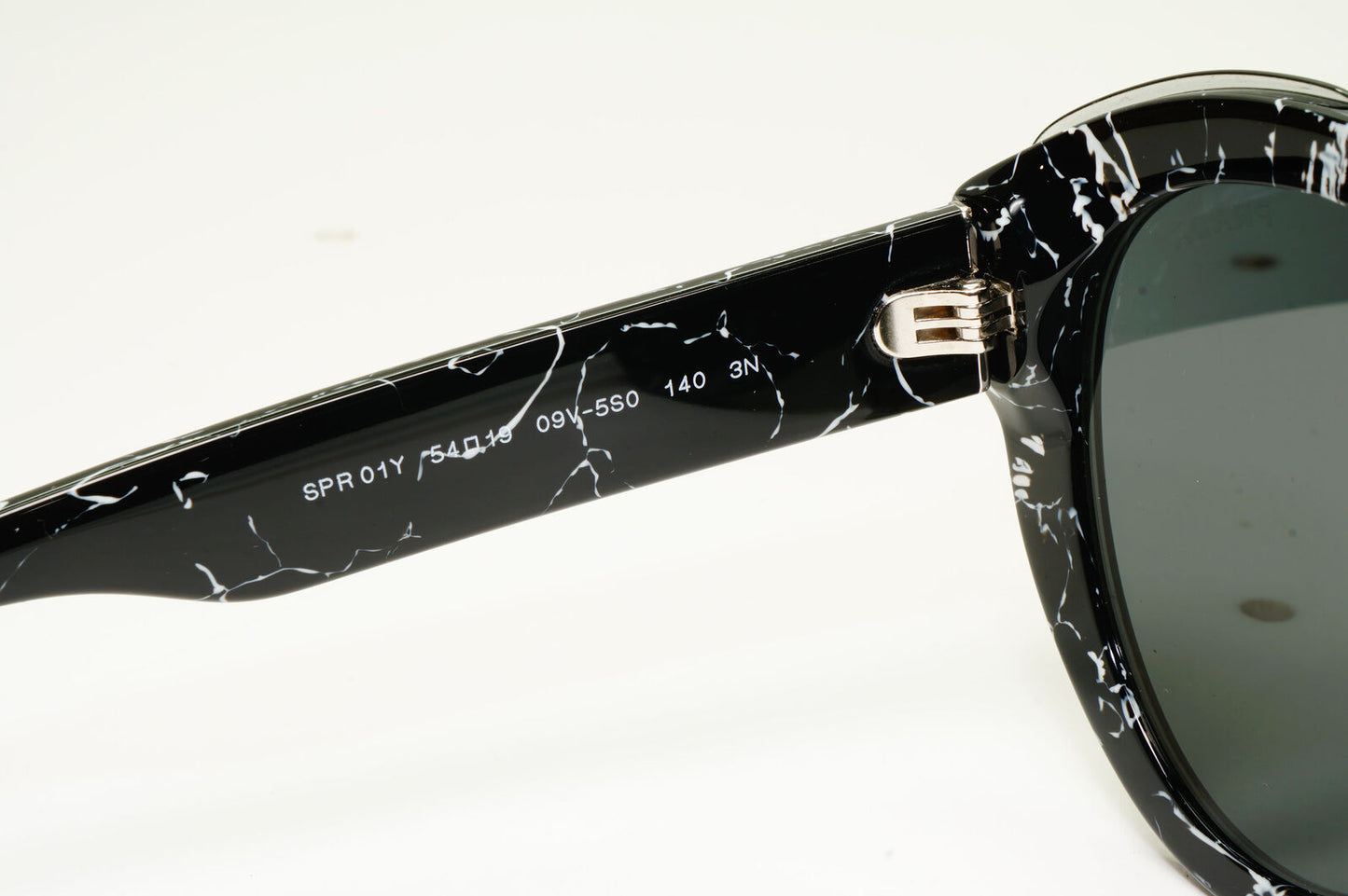 Prada Marble Black Sunglasses Womens Designer Fashion PR01YS SPR 01Y 09V-5S0