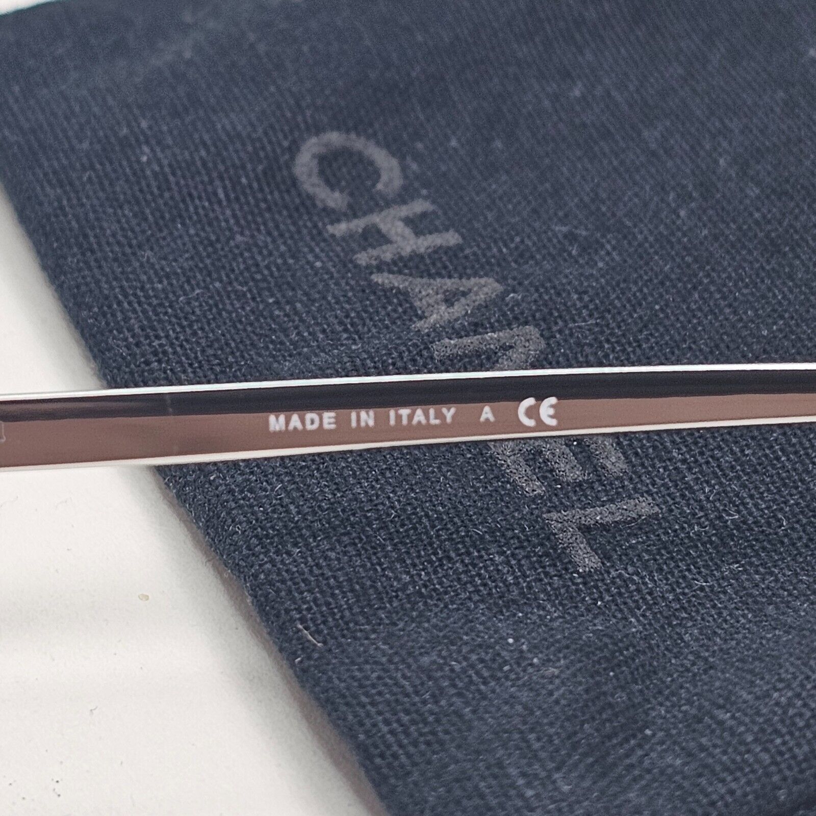 Chanel Sunglasses Silver Square Grey Metal Large 4252 c.124/87 57mm