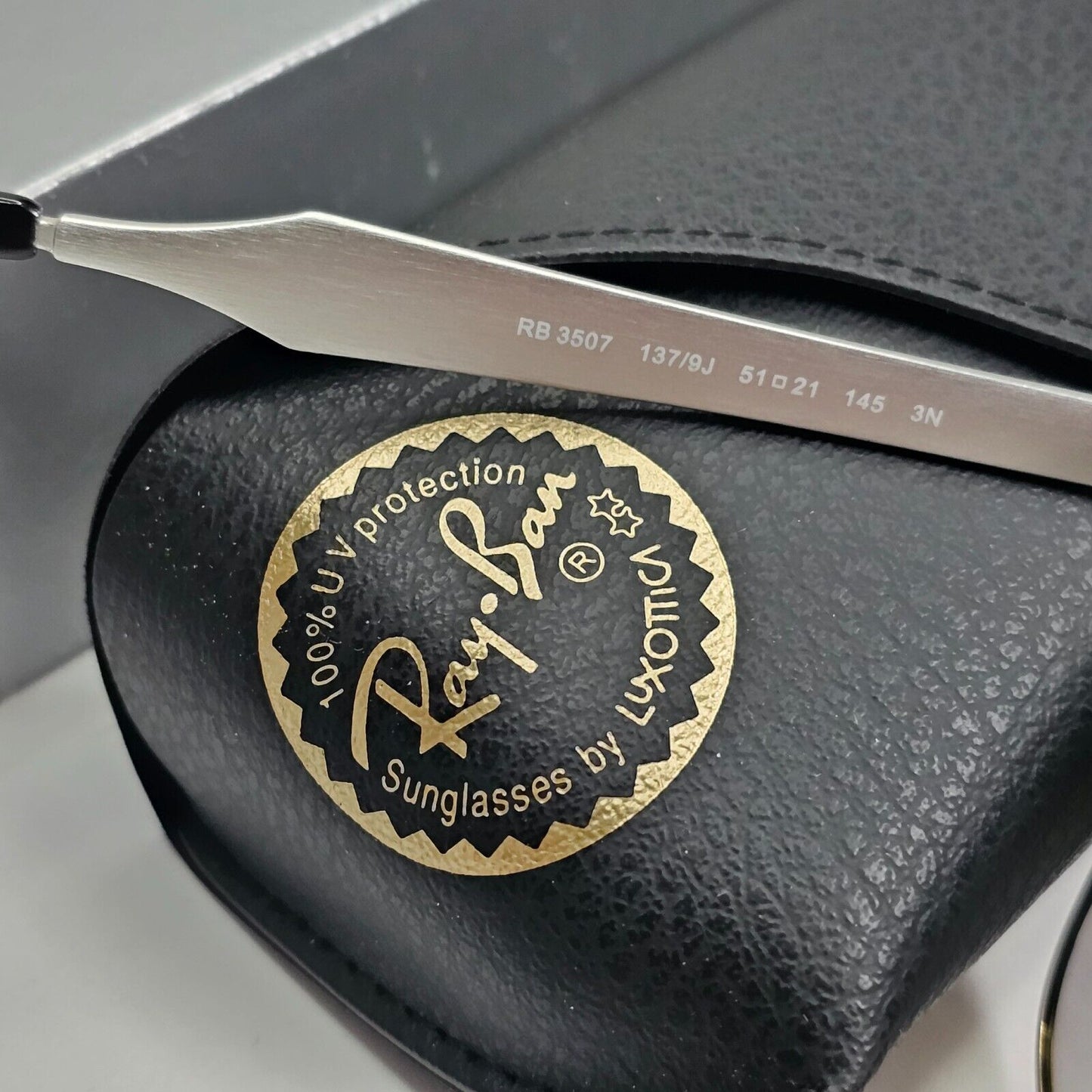 Ray-Ban Sunglasses Clubmaster Aluminum Green Mirror Gradient RB 3507 137/9J 51mm