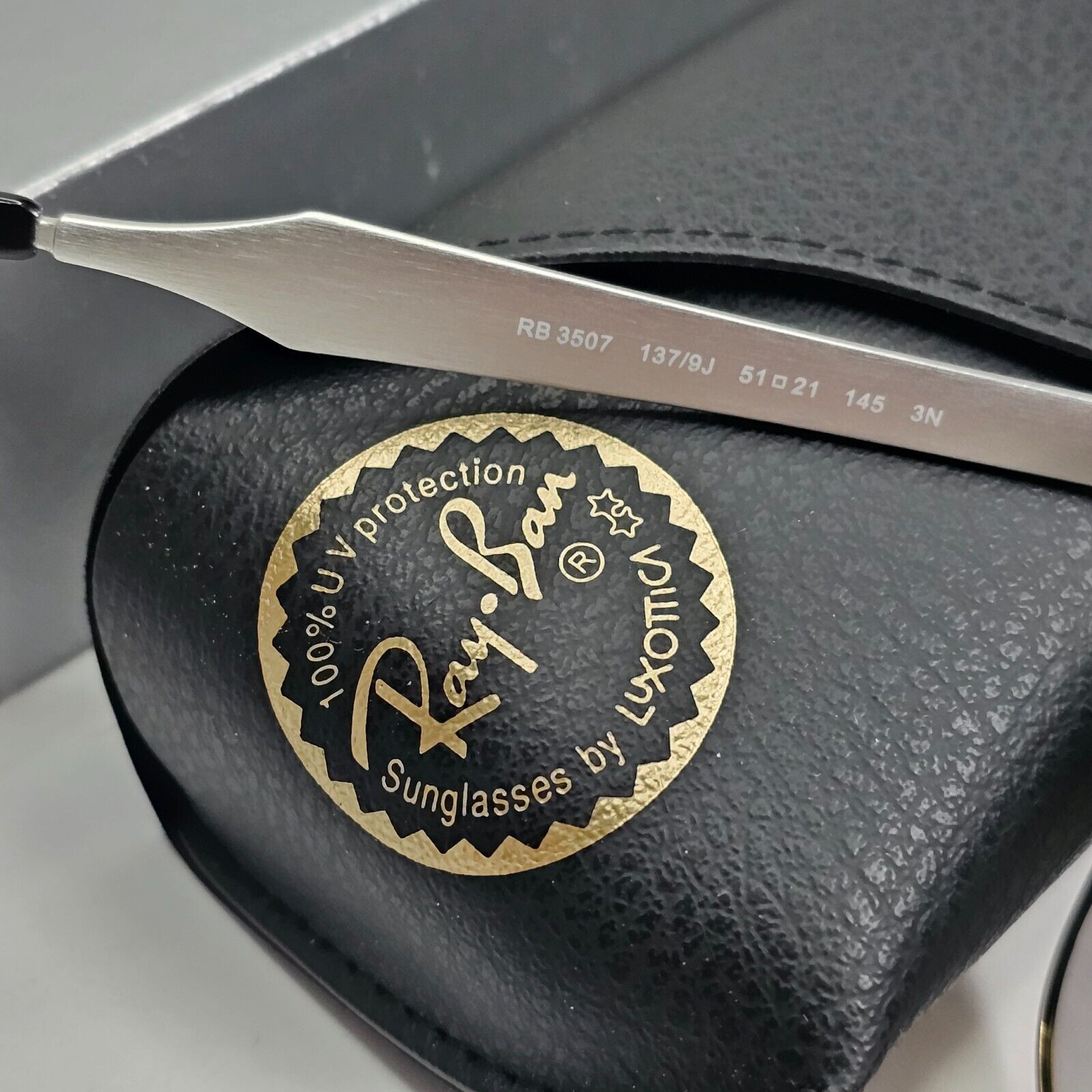 Ray-Ban Sunglasses Clubmaster Aluminum Green Mirror Gradient RB 3507 137/9J 51mm