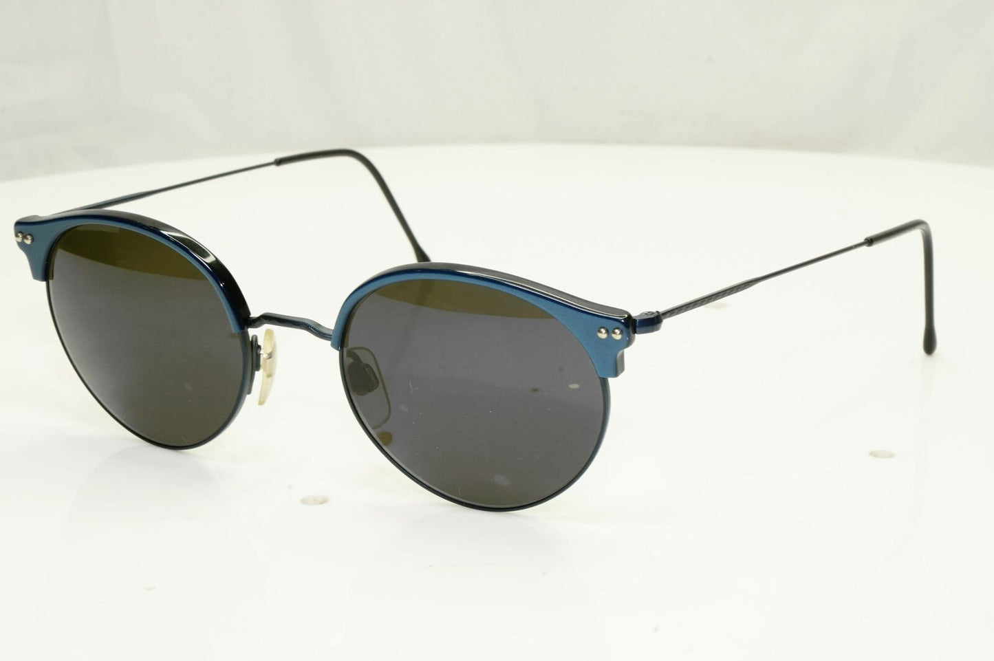 Authentic Giorgio Armani 1997 Vintage Sunglasses Blue Metal Mens Womens 377 207