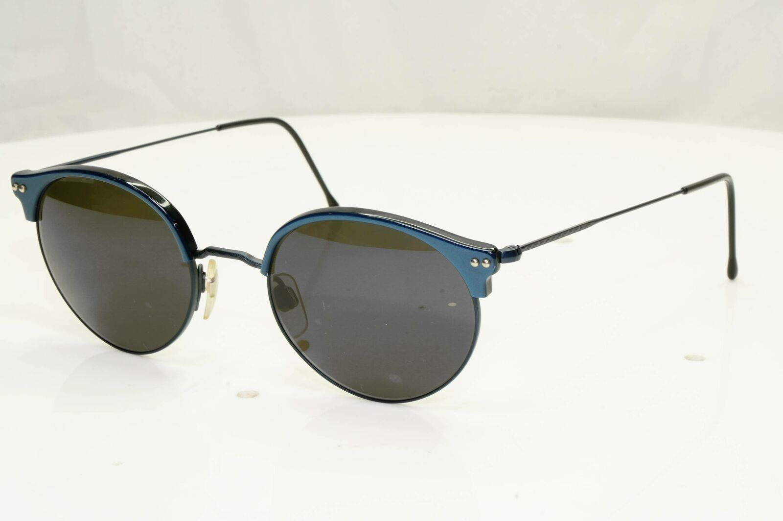 Authentic Giorgio Armani 1997 Vintage Sunglasses Blue Metal Mens Womens 377 207